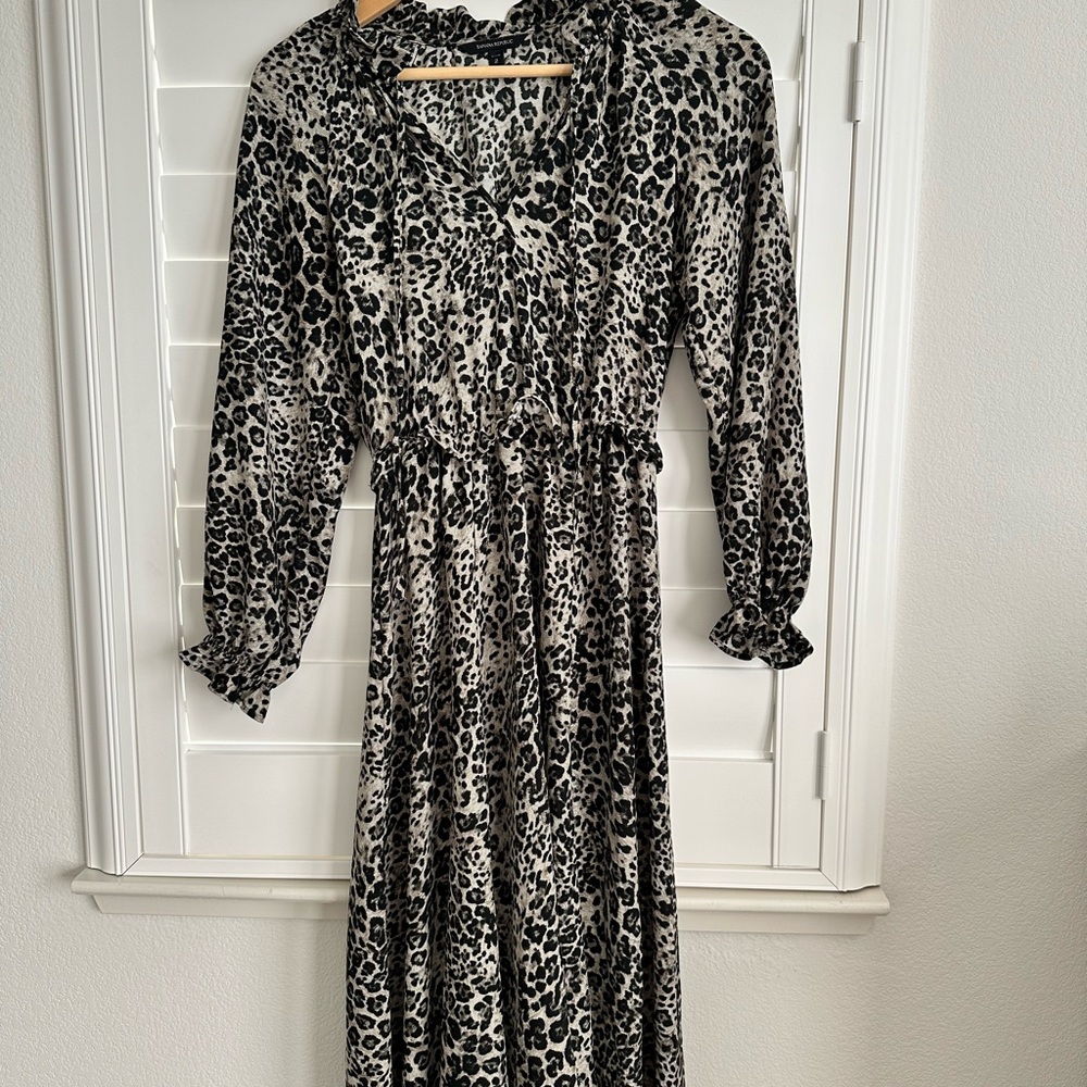 Leopard Print Maxi Dress